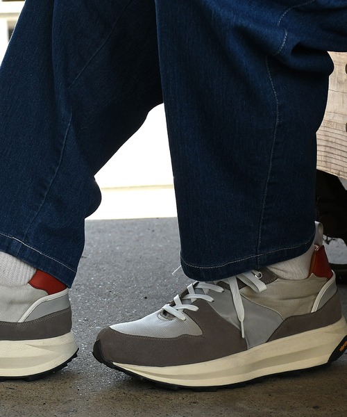 Johnbull Private labo（ジョンブルプライベートラボ）の「WEB限定【EARLE×JOHNBULL】別注スニーカー（スニーカー・メンズ・ネイビー/ベージュ・37/40/42/44/39）」の12枚目の写真