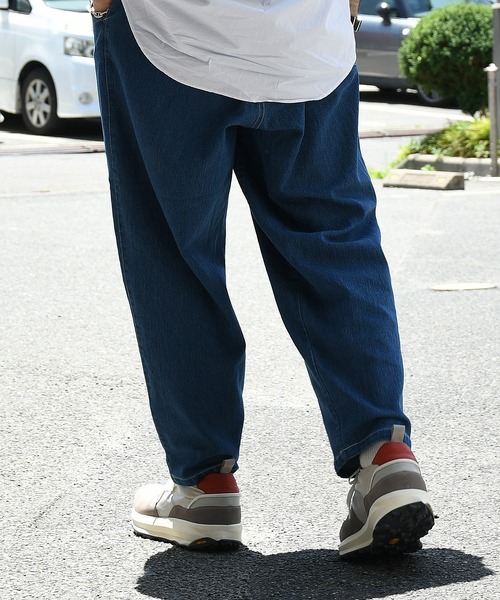 Johnbull Private labo（ジョンブルプライベートラボ）の「WEB限定【EARLE×JOHNBULL】別注スニーカー（スニーカー・メンズ・ネイビー/ベージュ・37/40/42/44/39）」の4枚目の写真