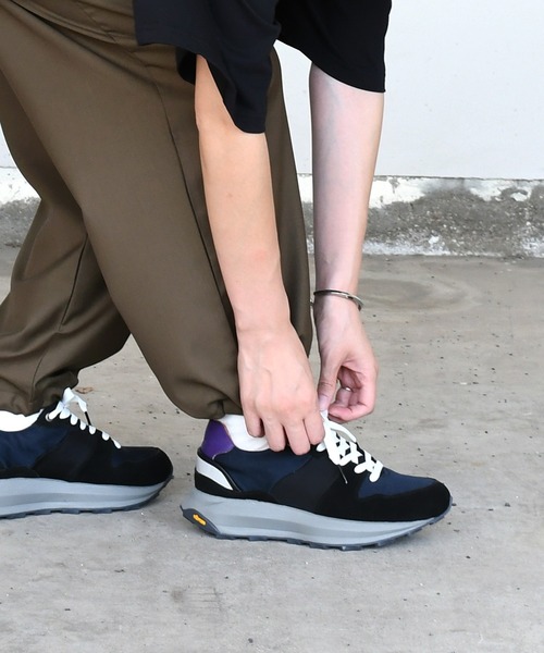 Johnbull Private labo（ジョンブルプライベートラボ）の「WEB限定【EARLE×JOHNBULL】別注スニーカー（スニーカー・メンズ・ネイビー/ベージュ・37/40/42/44/39）」の19枚目の写真