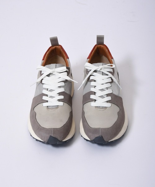 Johnbull Private labo（ジョンブルプライベートラボ）の「WEB限定【EARLE×JOHNBULL】別注スニーカー（スニーカー・メンズ・ネイビー/ベージュ・37/40/42/44/39）」の8枚目の写真