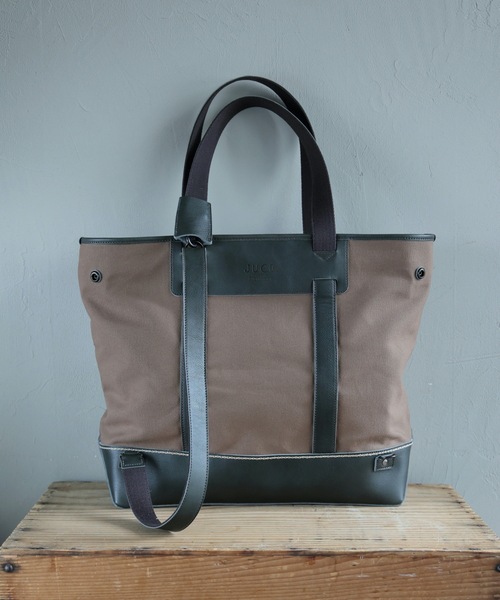 JUCO.（ジュコ）の「ペイズリーの2WAYバック（トートバッグ・レディース・オリーブ・ONESIZE）」の2枚目の写真