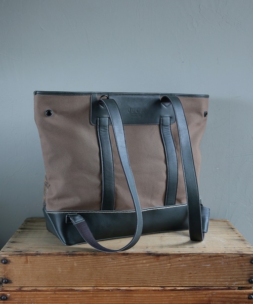 JUCO.（ジュコ）の「ペイズリーの2WAYバック（トートバッグ・レディース・オリーブ・ONESIZE）」の5枚目の写真