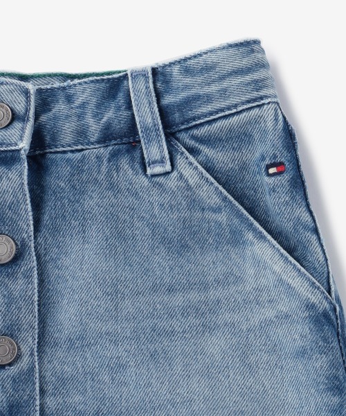 TOMMY HILFIGER(トミーヒルフィガー)の「GIRLS デニムAラインスカート(デニムスカート・キッズ・ブルー・110cm/100cm/120cm)」の6枚目の写真
