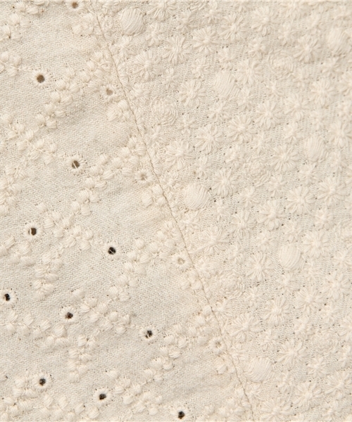 PUAL CE CIN（ピュアルセシン）の「刺繍Ｐ／ＯＢＬ（シャツ/ブラウス・レディース・ナチュラル/ネイビー・FREE）」の10枚目の写真