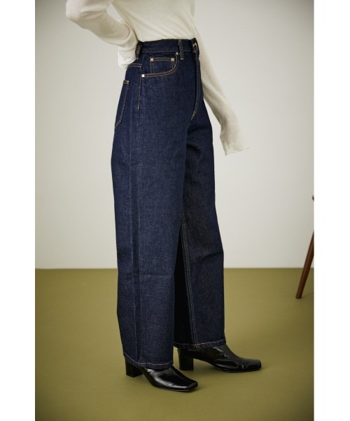 BLACK BY MOUSSY（ブラックバイマウジー）の「MACHO one wash denim（マチョワンウォッシュデニム）（デニムパンツ・レディース・ワンウォッシュ・24inch/25inch/26inch/23inch）」の9枚目の写真