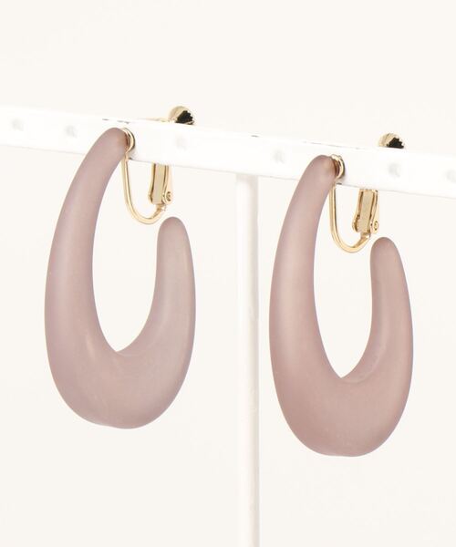 dazzlin（ダズリン）の「シアースケルトンイヤリング（イヤリング・レディース・オフホワイト/オレンジ/パープル・FREE）」の2枚目の写真