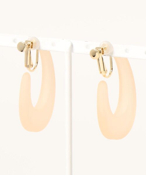 dazzlin（ダズリン）の「シアースケルトンイヤリング（イヤリング・レディース・オフホワイト/オレンジ/パープル・FREE）」の4枚目の写真