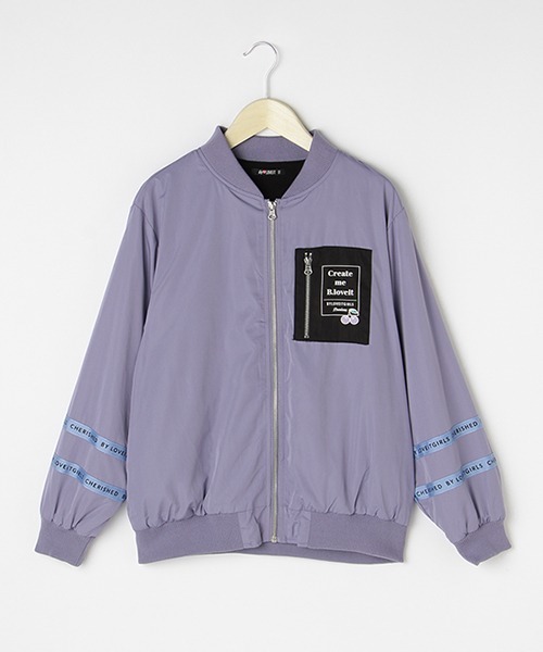 by LOVEiT（バイラビット）の「MA-1（MA-1・キッズ・カーキ/ブルー/ブラック・130cm/160cm/150cm/140cm/120cm）」の3枚目の写真