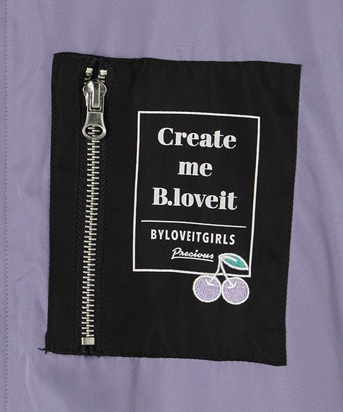 by LOVEiT（バイラビット）の「MA-1（MA-1・キッズ・カーキ/ブルー/ブラック・130cm/160cm/150cm/140cm/120cm）」の9枚目の写真