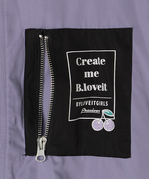 by LOVEiT（バイラビット）の「MA-1（MA-1・キッズ・カーキ/ブルー/ブラック・130cm/160cm/150cm/140cm/120cm）」の8枚目の写真