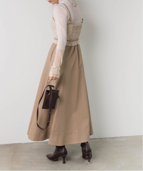 RANDA（ランダ）の「フェイクレザードッキングワンピース（ワンピース