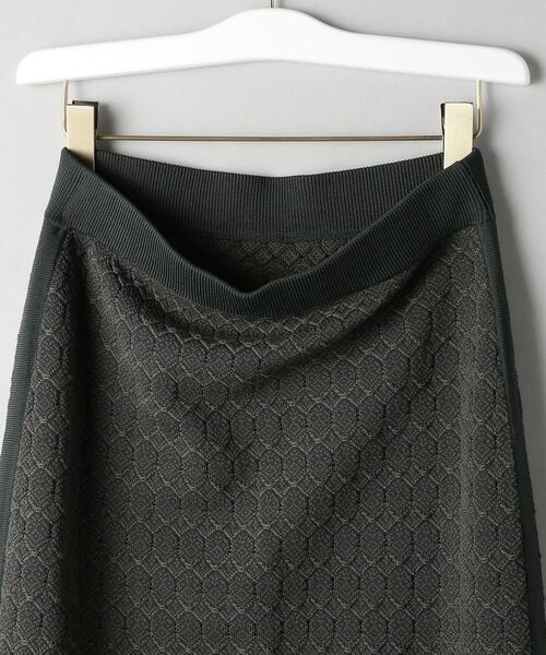 BEAUTY&YOUTH UNITED ARROWS（ビューティーアンドユースユナイテッドアローズ）の「BY ジャカードニット ロングスカート（スカート・レディース・ブラック/ダークグリーン・FREE）」の20枚目の写真