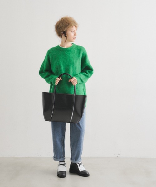 manana suerte（マニャーナスエルテ）の「オーバールーズニット***（ニット/セーター・レディース・ブラック/グレー/ピンク/ブルー/グリーン・FREE）」の11枚目の写真