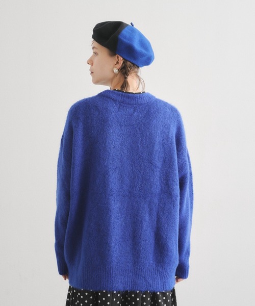 manana suerte（マニャーナスエルテ）の「オーバールーズニット***（ニット/セーター・レディース・ブラック/グレー/ピンク/ブルー/グリーン・FREE）」の12枚目の写真