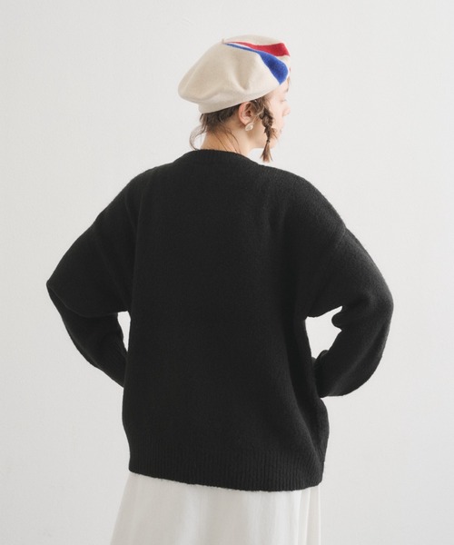 manana suerte（マニャーナスエルテ）の「オーバールーズニット***（ニット/セーター・レディース・ブラック/グレー/ピンク/ブルー/グリーン・FREE）」の6枚目の写真