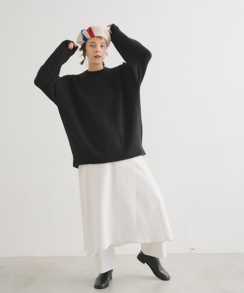 manana suerte（マニャーナスエルテ）の「オーバールーズニット***（ニット/セーター・レディース・ブラック/グレー/ピンク/ブルー/グリーン・FREE）」の13枚目の写真