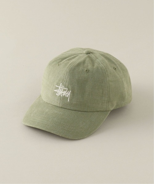 STÜSSY スポーツ キャップ ベージュ/グリーン STUSSY 新品 ステューシー CURLY S 59FIFTY NEW ERA CAP Sロゴ