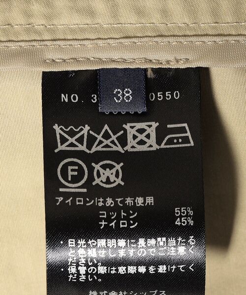 SHIPS（シップス）の「モッズコート 21AW（モッズコート・レディース・ブラック/ベージュ/オリーブ・38/36）」の15枚目の写真