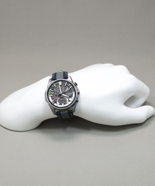 EDIFICE(エディフィス)の「【生産数量限定】Scuderia AlphaTauri F1コラボレーションモデル / EQB-1200AT-1AJR(アナログ腕時計・メンズ・ブラック・FREE)」の11枚目の写真