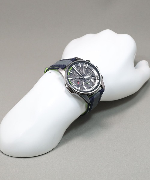 EDIFICE(エディフィス)の「【生産数量限定】Scuderia AlphaTauri F1コラボレーションモデル / EQB-1200AT-1AJR(アナログ腕時計・メンズ・ブラック・FREE)」の12枚目の写真