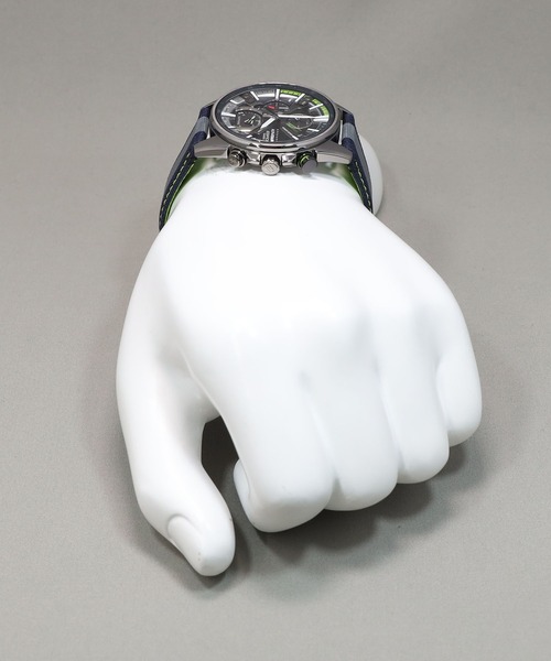 EDIFICE(エディフィス)の「【生産数量限定】Scuderia AlphaTauri F1コラボレーションモデル / EQB-1200AT-1AJR(アナログ腕時計・メンズ・ブラック・FREE)」の14枚目の写真