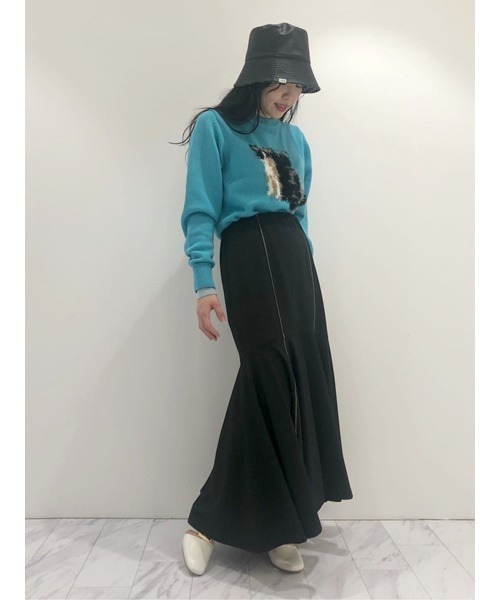 FURFUR（ファーファー）の「キャットジャガードセーター（ニット
