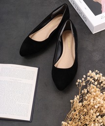 LibertyDoll | LibertyDoll ポインテッドトゥフラット走れる美脚パンプス(パンプス)