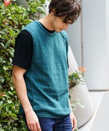 mcg2950-roll knit vest ベスト