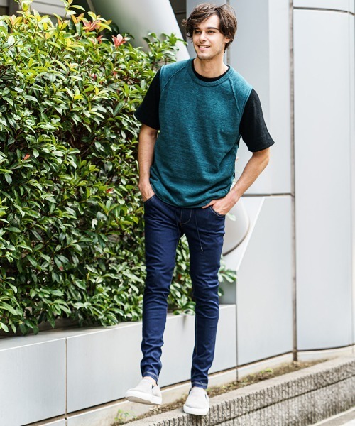 wjk（ダヴルジェイケイ）の「mcg2950-roll knit vest ベスト（ベスト・メンズ・ライトグレー/グリーン系その他/チャコール・S/M/L/XL）」の17枚目の写真