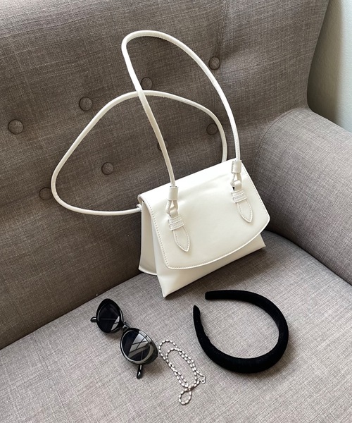 Didot.showroom（ディドット ショールーム）の「accordion bag / アコーディオン台形ハンドルバッグ（ハンドバッグ・レディース・ブラック/イエロー/アイボリー・FREE）」の14枚目の写真