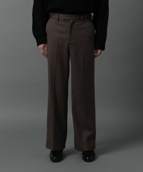 HARE（ハレ）の「【SETUP対応】ツイルデイリーパンツ(HARE)（スラックス・メンズ・ブラック/ブラウン・SMALL/MEDIUM）」の6枚目の写真