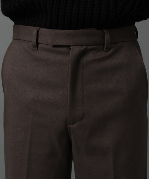 HARE（ハレ）の「【SETUP対応】ツイルデイリーパンツ(HARE)（スラックス・メンズ・ブラック/ブラウン・SMALL/MEDIUM）」の9枚目の写真