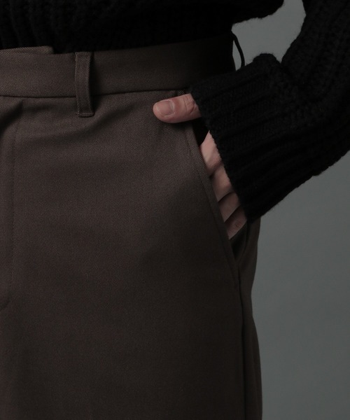 HARE（ハレ）の「【SETUP対応】ツイルデイリーパンツ(HARE)（スラックス・メンズ・ブラック/ブラウン・SMALL/MEDIUM）」の10枚目の写真