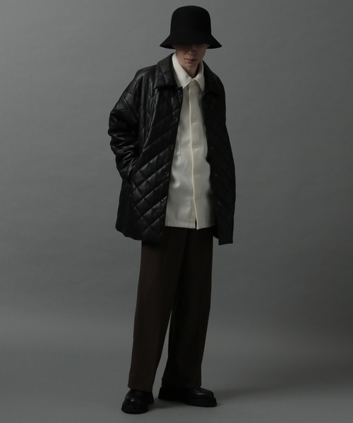 HARE（ハレ）の「【SETUP対応】ツイルデイリーパンツ(HARE)（スラックス・メンズ・ブラック/ブラウン・SMALL/MEDIUM）」の15枚目の写真