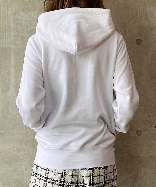 Kare/ME（カーミー）の「【Kare/ME/カーミー】フレグランスボトルペイントフーディ（パーカー・レディース・ホワイト/ブラック/グレー・SMALL）」の10枚目の写真