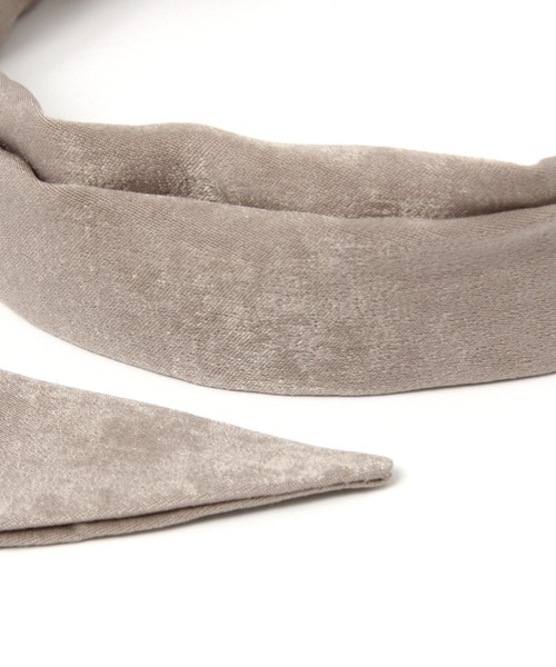 studio CLIP（スタディオクリップ）の「Aアレンジリボンカチューシャ（カチューシャ・レディース・ライトグレー/チャコール・FREE）」の5枚目の写真