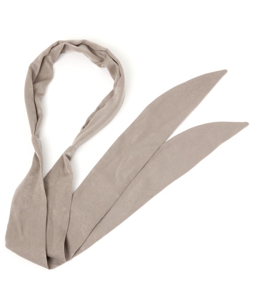 studio CLIP（スタディオクリップ）の「Aアレンジリボンカチューシャ（カチューシャ・レディース・ライトグレー/チャコール・FREE）」の3枚目の写真