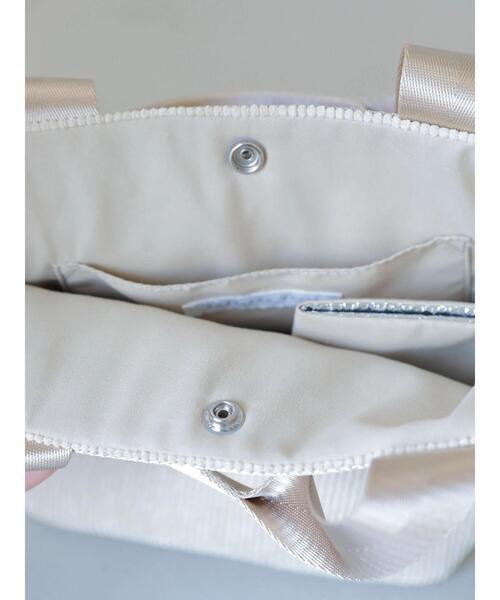 AMERICAN HOLIC（アメリカンホリック）の「【WEB限定】コーデュロイミニトート（トートバッグ・レディース・ブラック/ネイビー/カーキ/サックスブルー/アイボリー・FREE）」の14枚目の写真