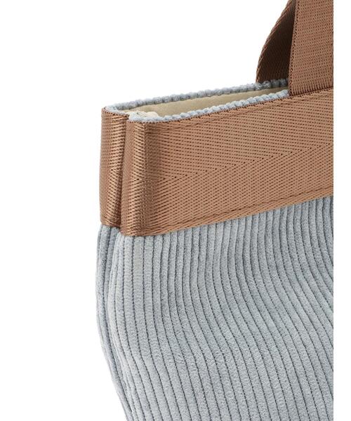 AMERICAN HOLIC（アメリカンホリック）の「【WEB限定】コーデュロイミニトート（トートバッグ・レディース・ブラック/ネイビー/カーキ/サックスブルー/アイボリー・FREE）」の20枚目の写真