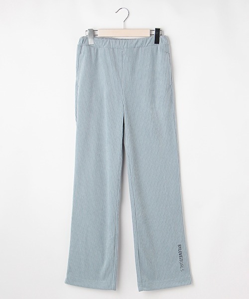 by LOVEiT（バイラビット）の「ニットコールイージーパンツ（その他パンツ・キッズ・ブラック/ブルー/アイボリー/ラベンダー・120cm/130cm/140cm/150cm/160cm）」の4枚目の写真