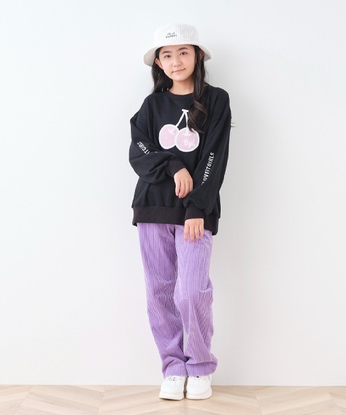 by LOVEiT（バイラビット）の「ニットコールイージーパンツ（その他パンツ・キッズ・ブラック/ブルー/アイボリー/ラベンダー・120cm/130cm/140cm/150cm/160cm）」の18枚目の写真