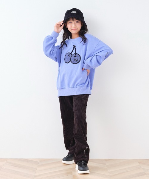 by LOVEiT（バイラビット）の「ニットコールイージーパンツ（その他パンツ・キッズ・ブラック/ブルー/アイボリー/ラベンダー・120cm/130cm/140cm/150cm/160cm）」の19枚目の写真