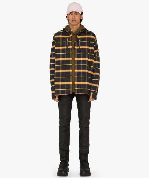 GIVENCHY（ジバンシイ）の「4Gチェック フランネル オーバーサイズ シャツ（シャツ/ブラウス・メンズ・ブラック×イエロー・38/37/39）」の3枚目の写真