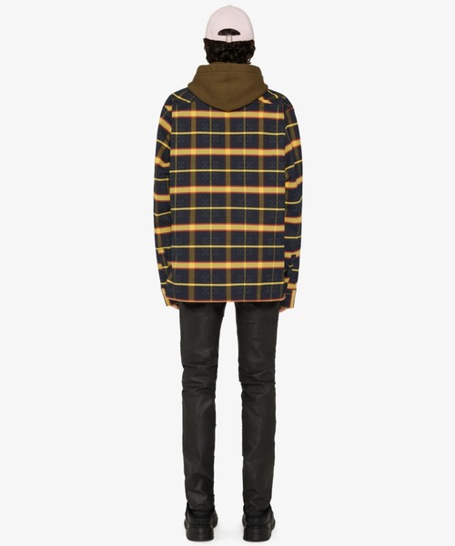 GIVENCHY（ジバンシイ）の「4Gチェック フランネル オーバーサイズ シャツ（シャツ/ブラウス・メンズ・ブラック×イエロー・38/37/39）」の5枚目の写真