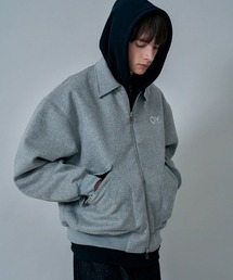 OY | 『OY/オーワイ』BACK ZIPPER WOOL BOMBER JACKET/バックジップ ウール ボンバージャケット(ミリタリージャケット)