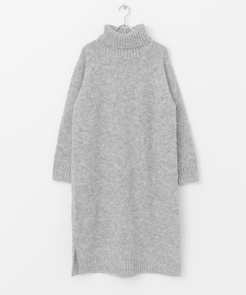 URBAN RESEARCH DOORS（アーバンリサーチドアーズ）の「ミックスカラーニットワンピース（ワンピース・レディース・ライトグレー/ピンク/グリーン・ONE）」の17枚目の写真