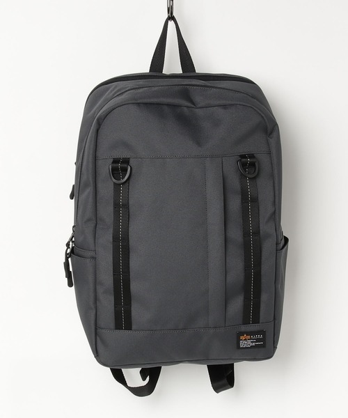 Alpha Industries（アルファインダストリーズ）の「ポリエステルコーデュラ 2ルームデイパック（バックパック/リュック・メンズ・ブラック/グレー系その他・FREE）」の8枚目の写真