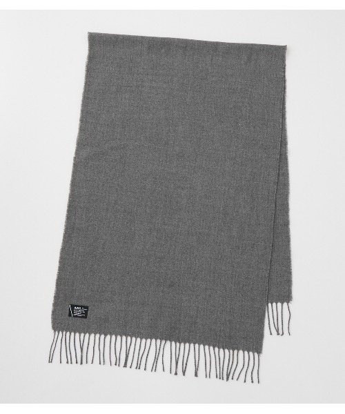 AZUL by moussy(アズールバイマウジー)の「SIMPLE PLAIN MUFFLER/シンプルプレーンマフラー(マフラー・メンズ・ブラック/グレー/アイボリー/ブラック系その他/ブルー系その他3・FREE)」の1枚目の写真