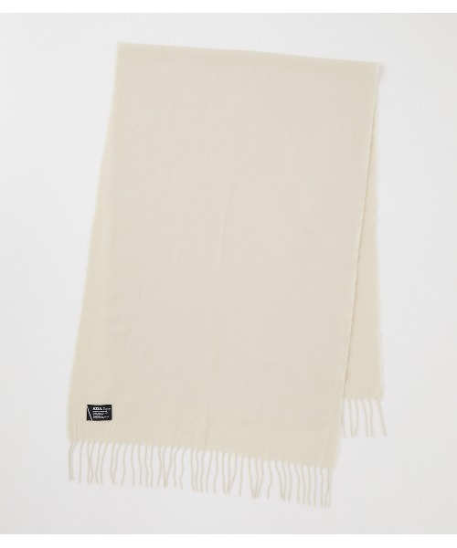 AZUL by moussy(アズールバイマウジー)の「SIMPLE PLAIN MUFFLER/シンプルプレーンマフラー(マフラー・メンズ・ブラック/グレー/アイボリー/ブラック系その他/ブルー系その他3・FREE)」の2枚目の写真
