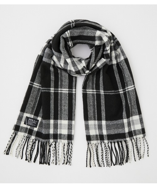 AZUL by moussy(アズールバイマウジー)の「SIMPLE PLAIN MUFFLER/シンプルプレーンマフラー(マフラー・メンズ・ブラック/グレー/アイボリー/ブラック系その他/ブルー系その他3・FREE)」の21枚目の写真
